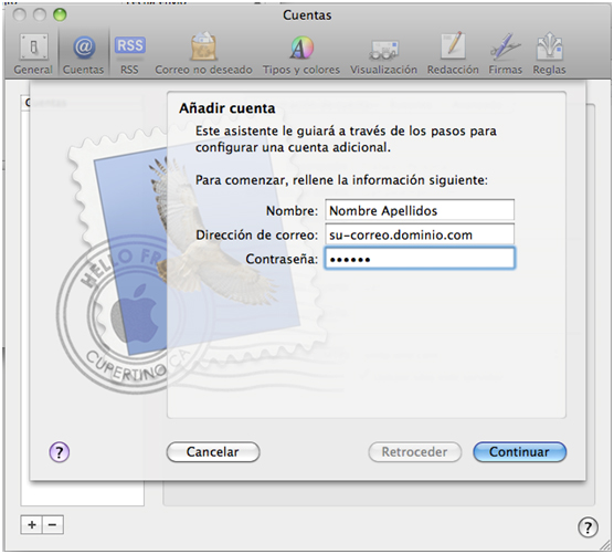 Configurar correo en macOS2