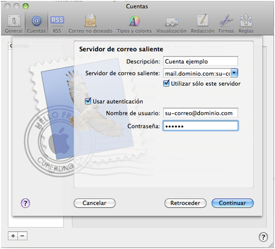 Configuración de correo Titan en macOS 4